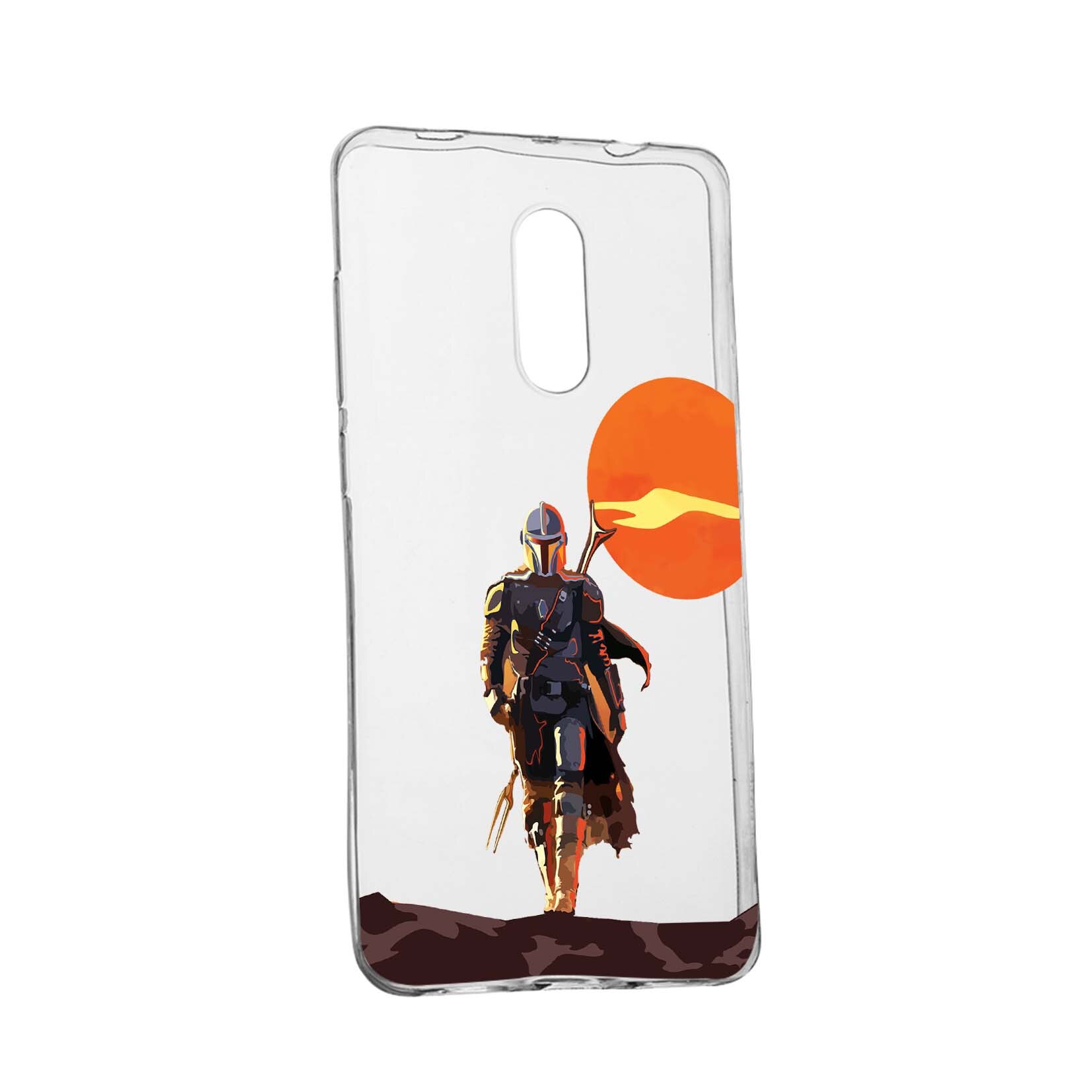 Husa de protectie Star Wars, The Mandalorian pentru Sony XZ2, rezistenta la uzura, anti-alunecare, din silicon Premium, 460